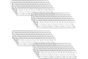UgyDuky 20 Pack Clear Plastic Ruler 6 Inch Straight Ruler Flexible Ruler with Inches and Metric for School Classroom, Home, o