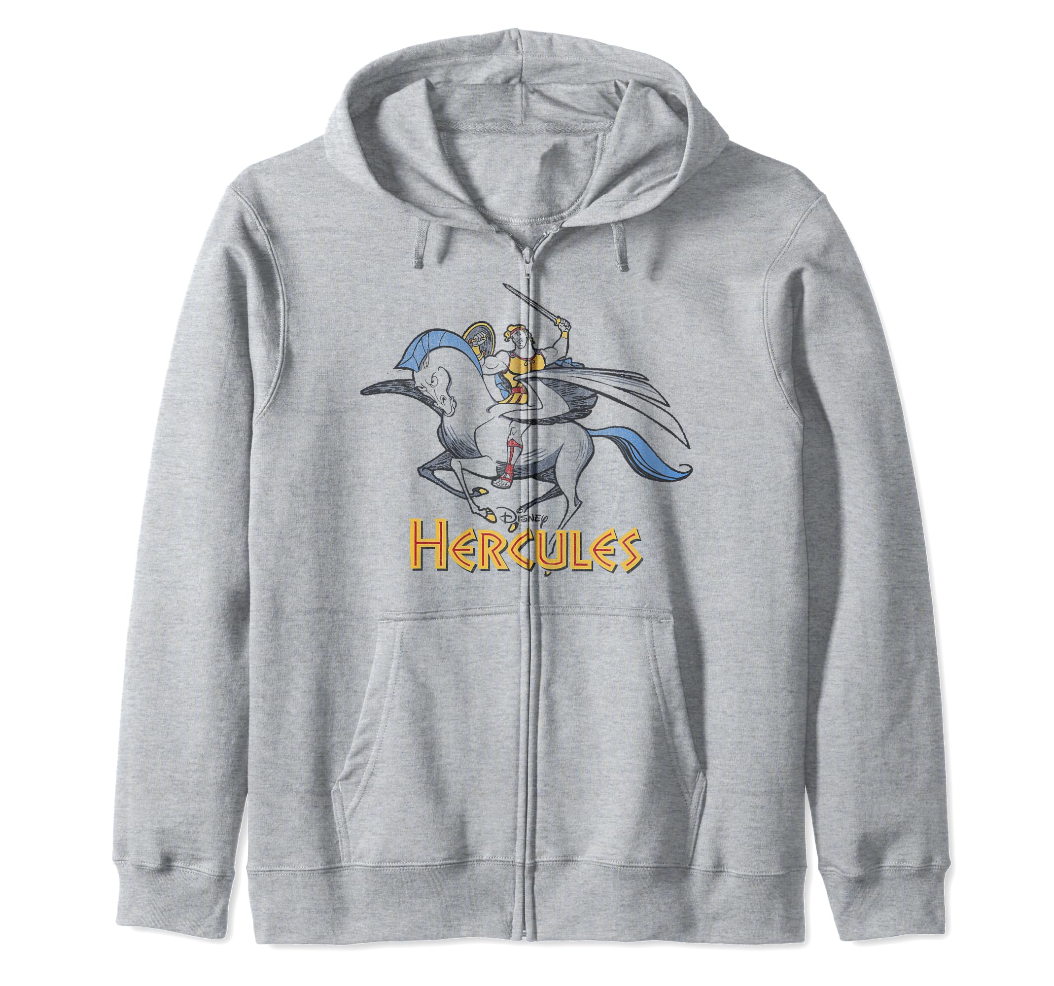 Disney Hercules Distressed Riding Pegasus Zip Hoodie