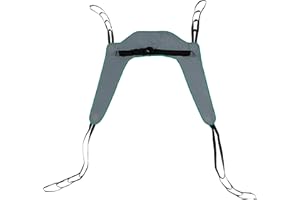 Patient Aid Toileting Sling with Torso Belt, Patient Lift Sling Toileting Aid Medical Lifting Equipment for Elderly, Comfy Polyester Fabric Transfer Sling Size Small, Weight Capacity 80-125 lbs