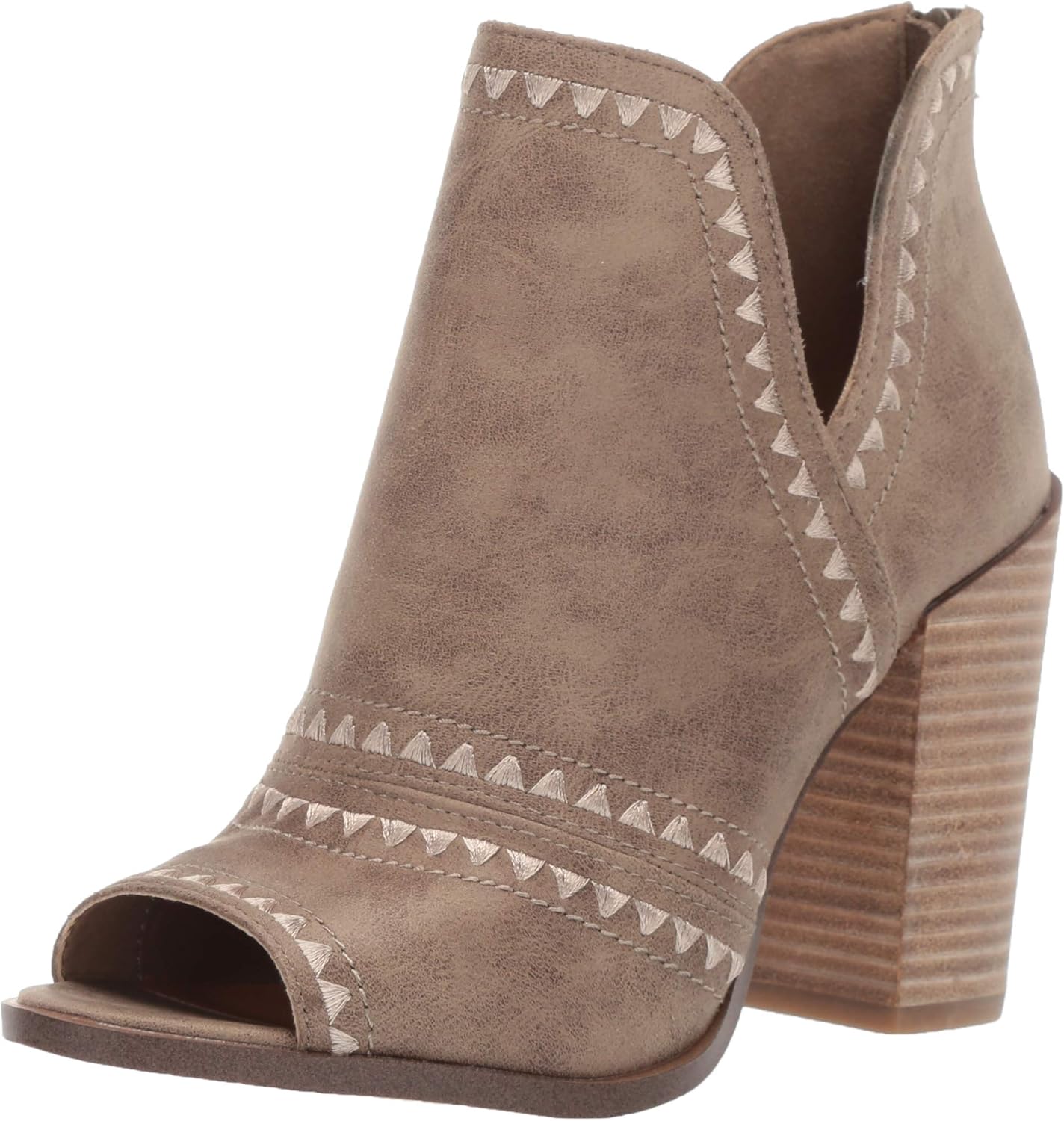 report peep toe booties