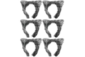 HODRME 6 PCS Animal Ears Headband-Halloween Christmas Festival Theme Party Animal Cosplay Costume Headbands