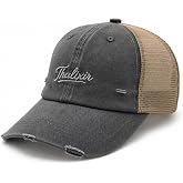 thalixir Trucker Hat Cap Quick Dry Breathable Adjustable | Moisture-wicking fabric|Breathable mesh panels|Adjustable buckle|Unisex for running, hiking, gym, daily wear|Great gift