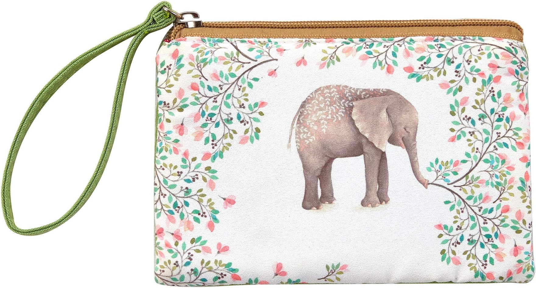 Womens Mens Coin Change Purse Pouch Zippered Wallet Make Up Cellphone Bag with Strap