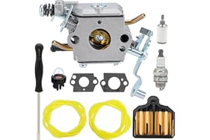 HARBOT PP5020AV Carburetor for Poulan Pro Craftsman Gas ChainSaw PP5020AV PP5020 PP5020AVX 358.350982 358.350981 358.350980 Poulan Chain Saw Parts Replaces 573952201 C1M-W47