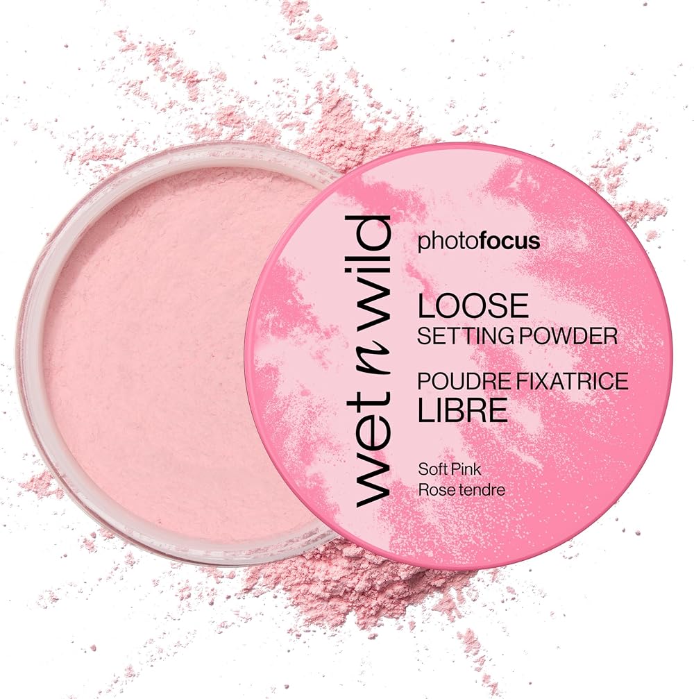Wet n Wild Photo Focus Loose Setting Powder Soft Pink 20g Silky Weightless