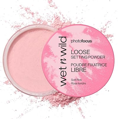 Wet n Wild Photo Focus Loose Setting Powder Soft Pink 20g Silky Weightless