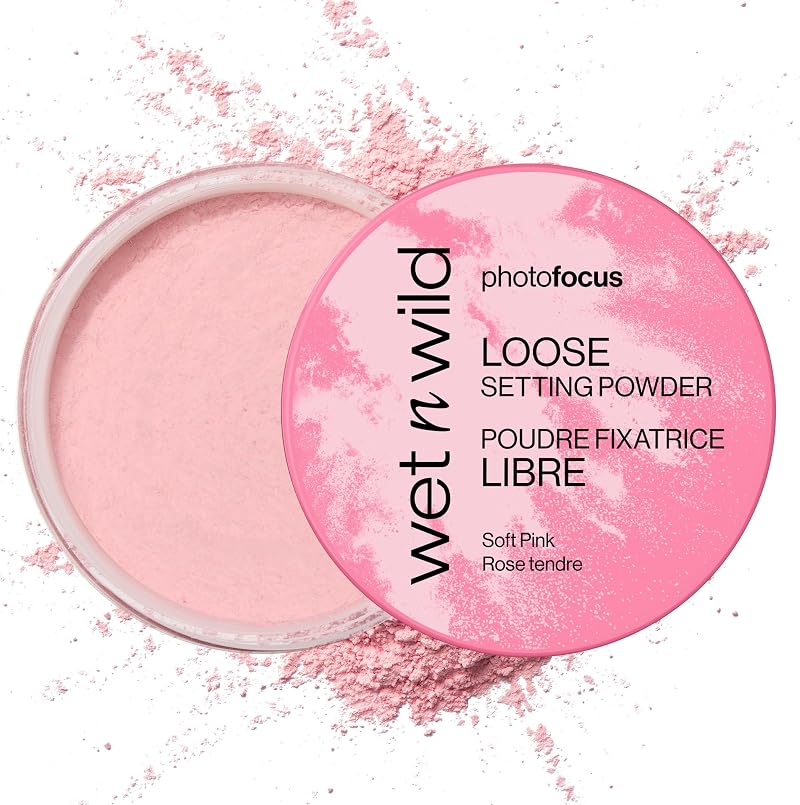 Wet n Wild Photo Focus Loose Setting Powder Soft Pink 20g Silky Weightless