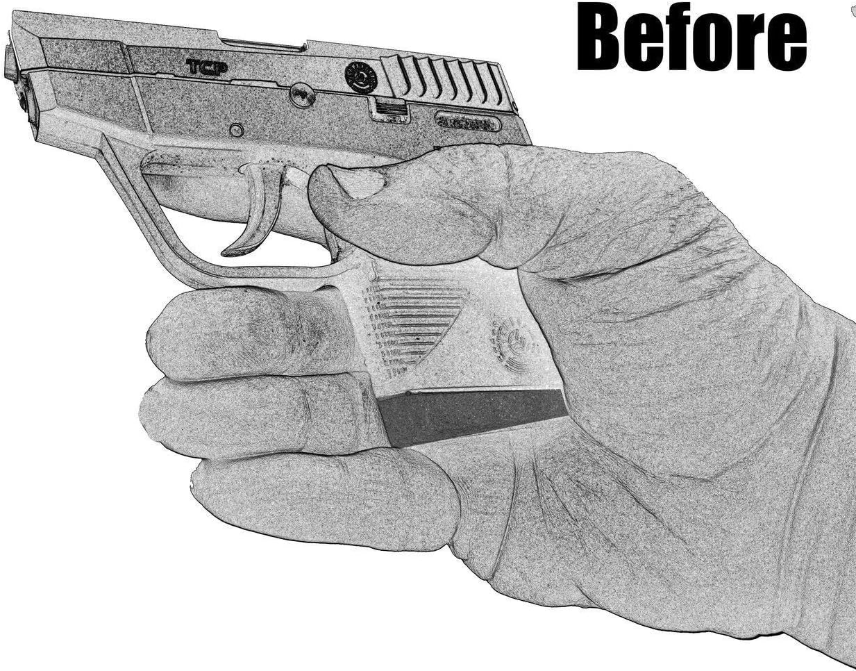 Amazon Com Garrison Grip Two 1 25in Extensions Fit Taurus Pt738 Tcp 380 And Pt732 Gun Grips Sports Outdoors