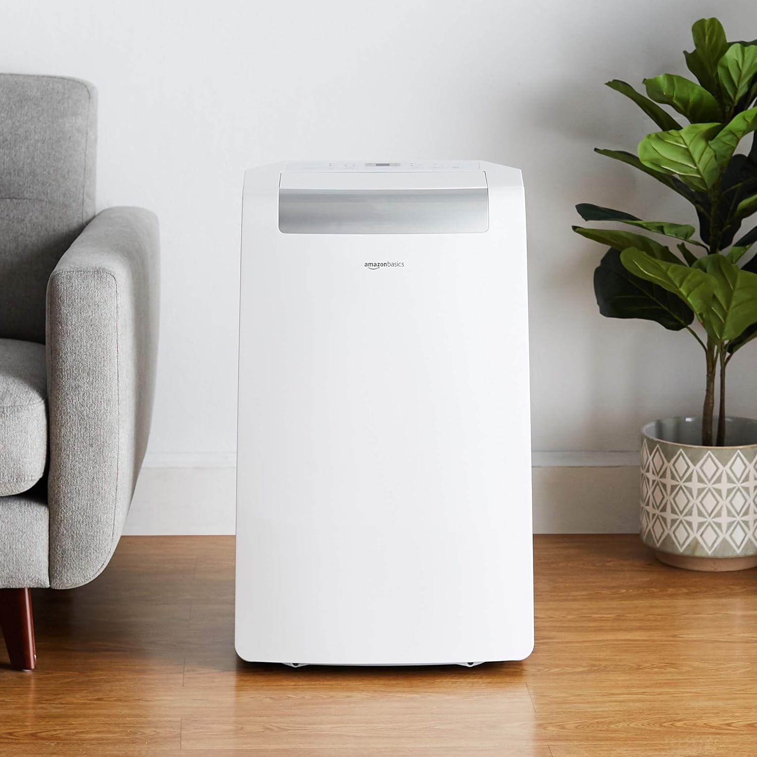 Amazon Basics Portable Air Conditioner With Dehumidifier 100 Btu H Energy Class A Includes Uk Plug Amazon Co Uk Home Kitchen