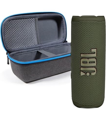 Amazon.com: JBL Flip 6 (Green) + Bundle with divvi! Protective