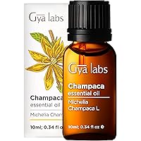 Gya Labs Champaca Essential Oil (10ml) - Sweet, Tropical Scent Champaca Oil
