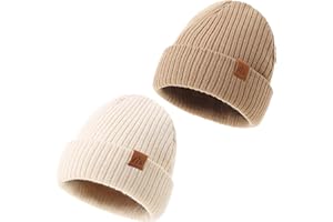 LMLALML Beanie for Toddler Boys Elegant Baby Beanie Knit Winter Hat for Kids