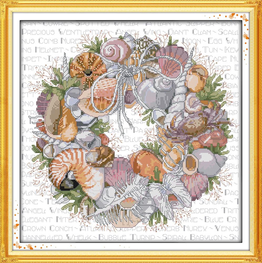 DIY 11CT Stamped Cross Stitch Kits PrePrinted Embroedery