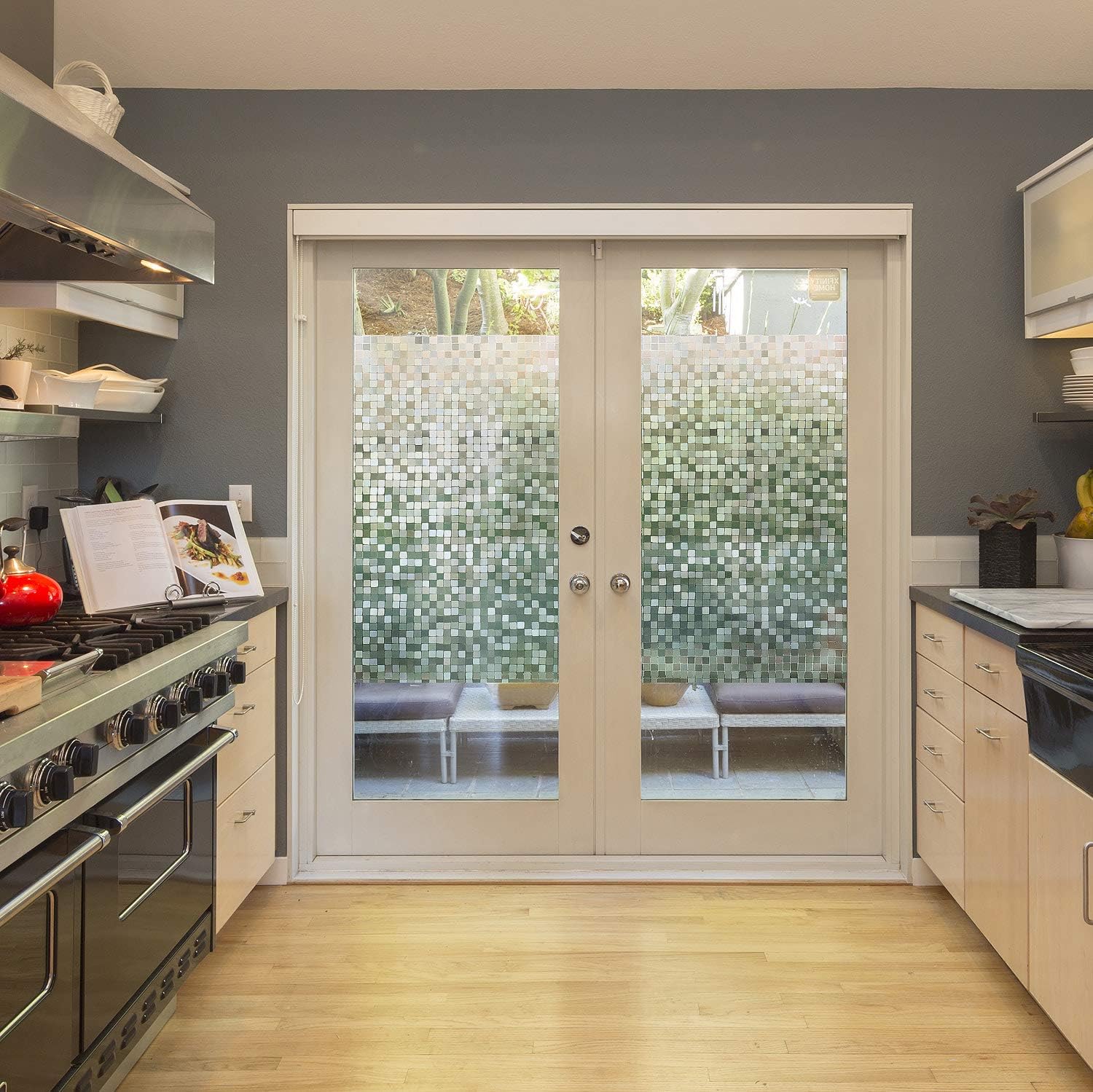 Pelicula Decorativa De Grande Mosaico De 60 X 200 Cm Kkdragon Vinilo Ventana 3d Vinilos Decorativos Para Ventanas Y Puertas De Cristal Kit De Herramientas De Aplicacion Decoracion De Ventanas Pelicula Para Ventanas