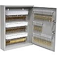STEELMASTER by BankSupplies 110 Key Cabinet | Dual Lock Control Key Box | Welded 22 Gauge Steel Construction | Scratch Resistant | Write-On Key Tags for Easy Identification