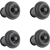 Vacu Vin Wine Saver Vacuum Stoppers Set of 4 – Grey