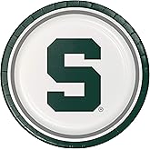 Michigan State Spartans Dinner Paper Plates, 8-Count