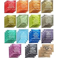 Harney & Sons Assorted Tea Bag Sampler 42 Count With Honey Crystal Packs Great for Birthday, Hostess and Co-worker Gifts