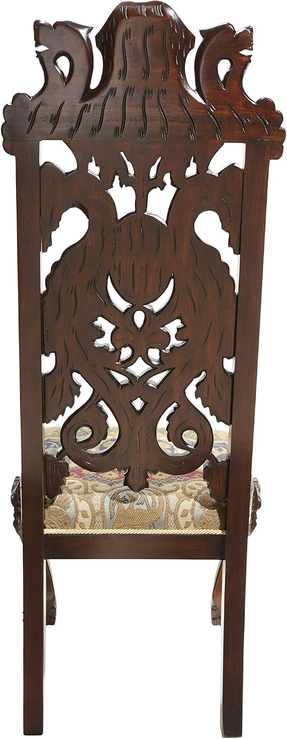 Amazon.com: Design Toscano Knottingley Manor Fabric Side Chair 