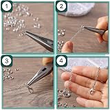 Mr. Pen Jump Rings Set 1014 Pcs 6 Sizes with Lobster Clasps for Jewelry view 3