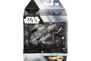 Hot Wheels Star Wars Starships Select Premium Diecast The Mandalorian Razor Crest Battle Damage Variant