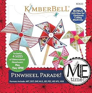 Kimberbell Designs Pinwheel Parade with Embroidery CD KD633