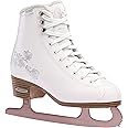 Rollerblade Bladerunner Ice Diva Women's Adult Figure Skates, White and Rose Gold, Ice Skates