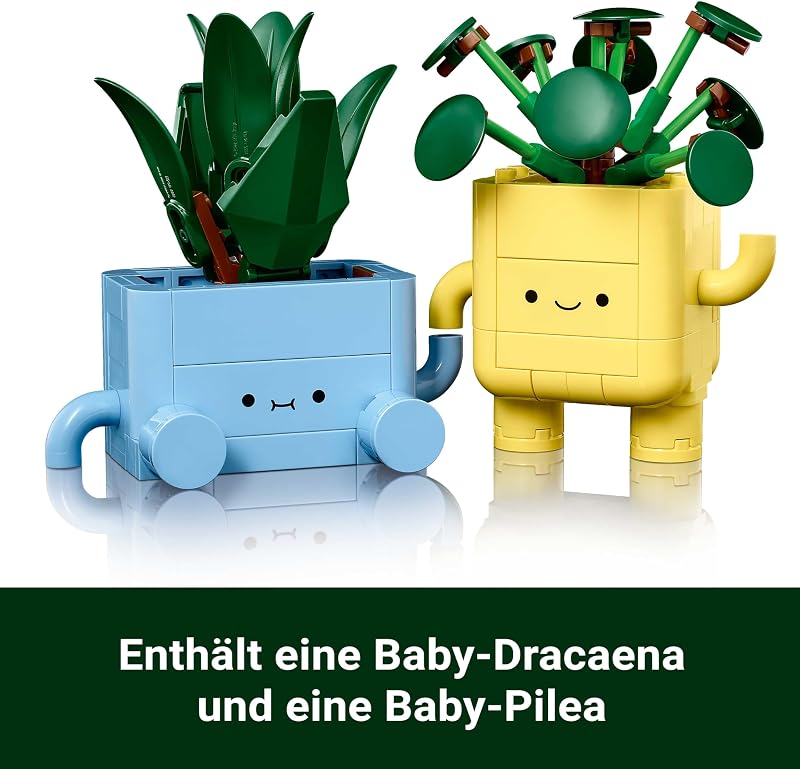 Botanicals Fröhliche Pflanzen - Spielzeug für Kinder mit 2 Kunstpflanzen, 2 bunten Blumentöpfen & austauschbaren Cartoon-Gesichtern - Geschenkidee für Mädchen ab 9 Jahren - 10349 — Foto 4 von 8