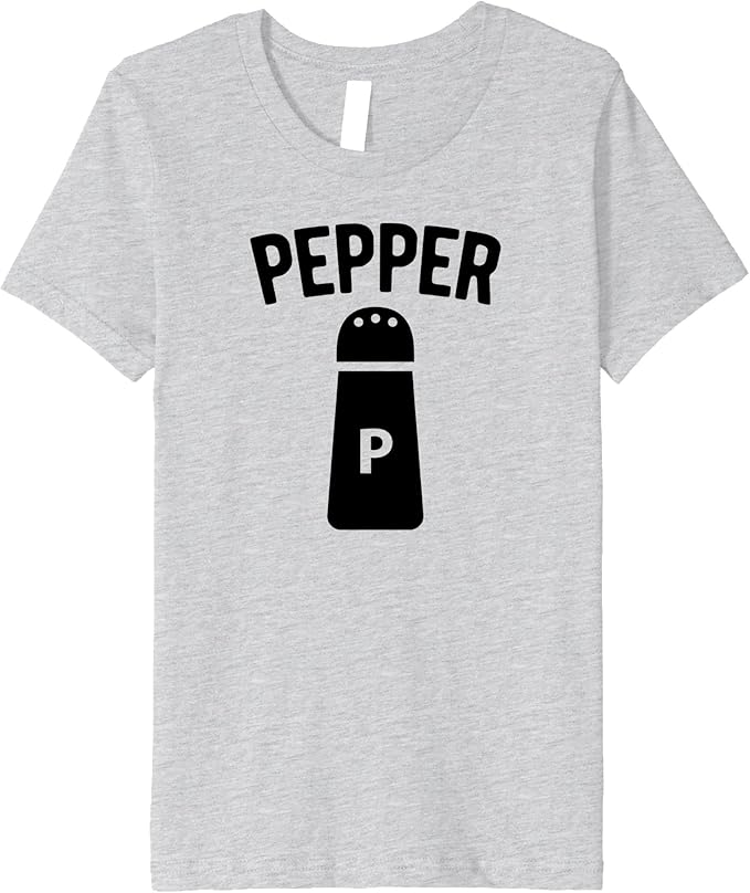Pepper Matching Salt And Pepper Halloween Costume TShirt