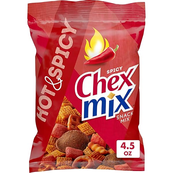 CHEX MIX SAVORY HOT SPICY SNACK MIX