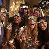 Runmeihe 12pcs New Year Eyeglasses 2025 Party Decorations & Photo Props view 2