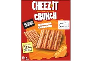 Cheez-It Baked Snack Crackers Crunch Original Cheddar 191 gram