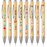 HOWAF 16pcs Teacher Appreciation Pens Teachers Appreciation Gifts Ballpoint Pens Bulk Teacher's Pens Inspirational Thank You Teachers Pen Thank You Teacher Gift for School Office Supplies