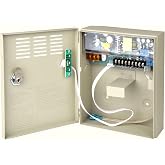 EVERSECU UPS Power Supply for Door Access Entry System, AC 110-240V to DC 12V 5A Worldwide Voltage with Battery Link for Acess Control Electronic Magnetic Lock (Battery Not Included)