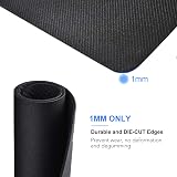 cimetech Mouse Pad 23 x 18 cm Ultra Thin Non-Slip Desk Mat Black view 4