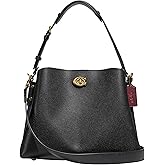 Coach Color-Block Leather Willow Shoulder Bag