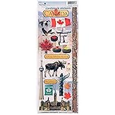 Paper House Productions Canada Cardstock Sticker Sheet for Crafts, Scrapbooking & Collecting - Classic Collection