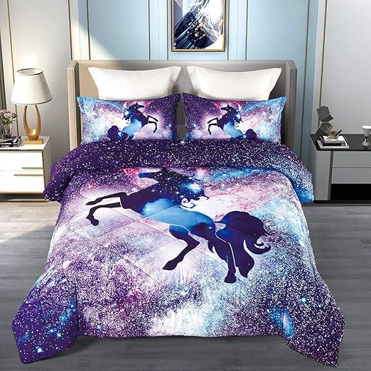 queen size unicorn comforter set