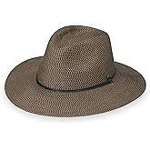 Wallaroo Hat Company Men’s Logan Fedora – UPF 50+ Sun Protection, Wide Brim, Packable, Chin Strap and Adjustable Sizing
