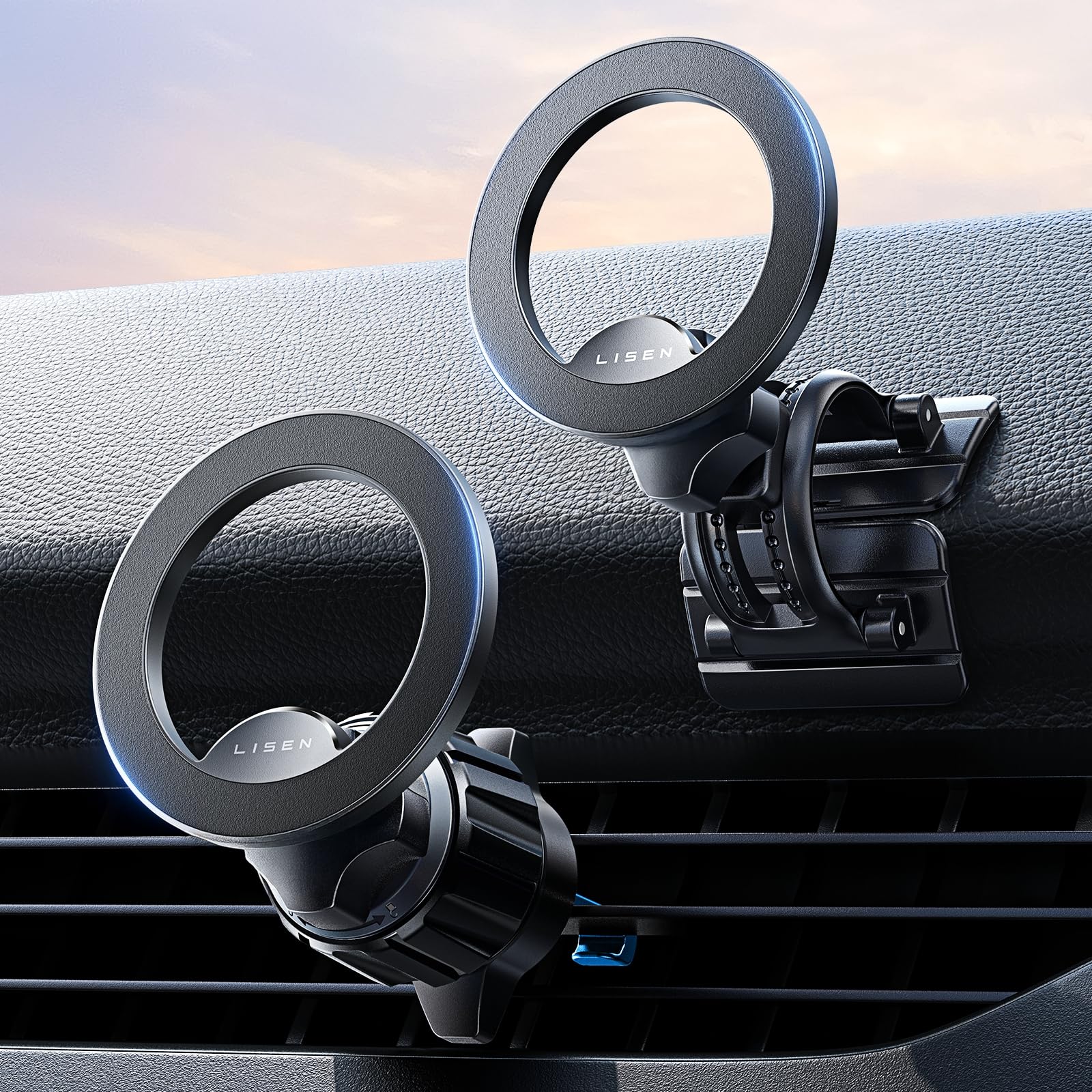 Photo 1 of LISEN for MagSafe Car Mount Magnetic Car Phone Holder