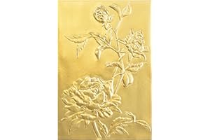 Sizzix 3-D Texture Fades Embossing Folder 664189 Roses by Tim Holtz, Paper, Mulitcolour, One Size