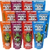 Van Holten's Charismatic Characters Pickle Sampler, 12 Pack | Assorted Charismatic Characters jumbo pickle flavors in resealable pouches, shelf-stable, gluten free, individually wrapped