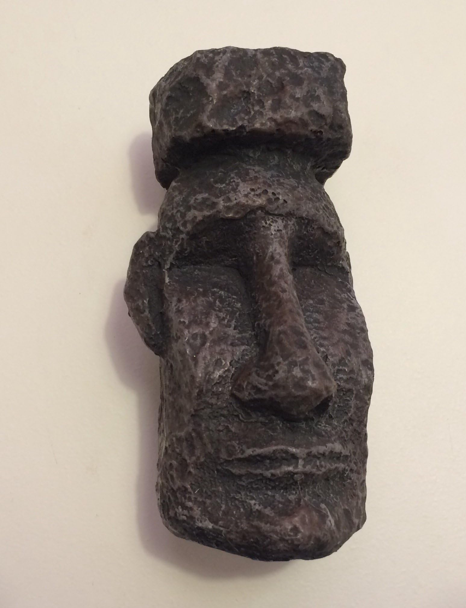 Top Fin Easter Island Stone Face Aquarium Decoration