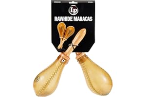 Latin Percussion LP393-RH Salsa Rawhide Maracas Nat'Rl