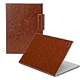 MOSISO for Remarkable Paper Pro Case 2024, Protective Folio Case for Remarkable Paper Pro 11.8 inch with Pen Holder, Slim Lightweight PU Leather Folio Cover, Brown