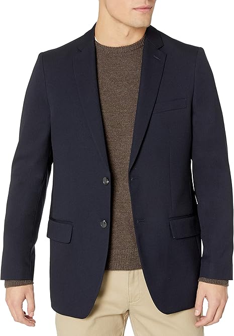 haggar clothing men's tailored fit in motion blazer