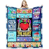 Yofipon Teacher Gifts for Women Men, Teacher Appreciation Gifts Blanket 60"x50", Birthday Gift for Teachers Mentor, Teachers Gift Ideas for Teacher's Day Christmas Retirement Graduation
