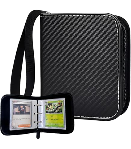 Amazon.com: Mini Size Card Binder for Pokemon Cards, iofeiwak® 2x2 2  Pockets with 40 Removable Sleeves, Holds 80 Cards, Super Lightweight [Ideal  Gift for Kids] : Toys & Games