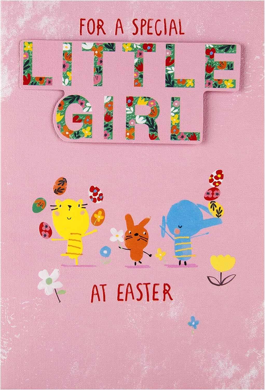 Hallmark Easter Card for Little Girl Easter Card, Easter Card for Daughter Cute Easter Card, Pink, Pink Little Girl Easter