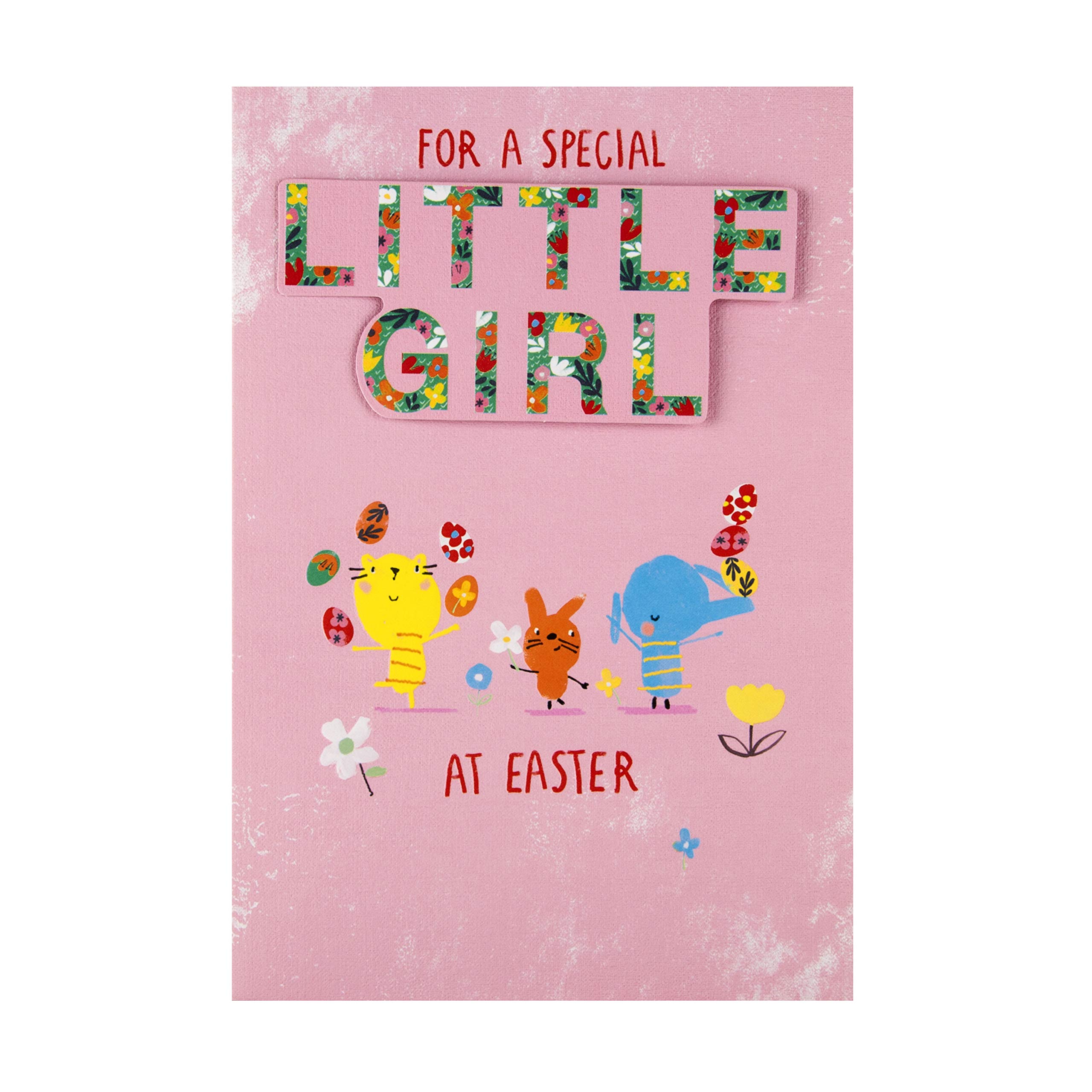 Hallmark Easter Card for Little Girl, Easter Card, Easter Card for Daughter, Cute Easter Card, Pink
